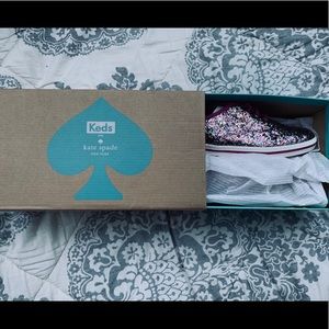 NWT Size 8 Kate Spade Glitter Keds